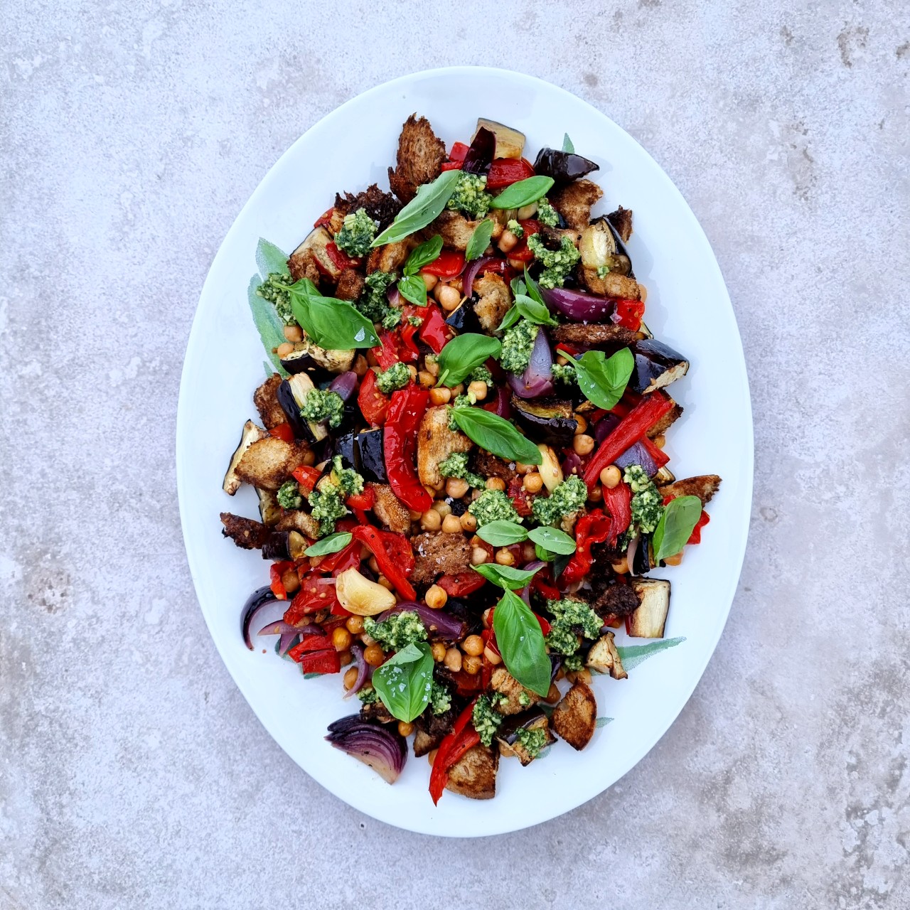 Simple summer tray bake from How to go plant-based