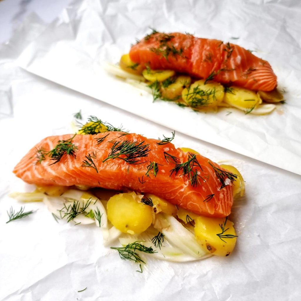 Salmon papillote